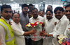 New Urban Development Minister U T Khader gets rousing welcome